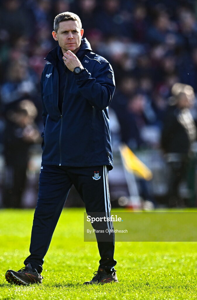 22 March 2026; Dublin coach Stephen Cluxton before the Allianz Football League Division 1 match between Galway and Dublin at Pearse Stadium in Galway. Photo by Piaras Ó Mídheach/Sportsfile