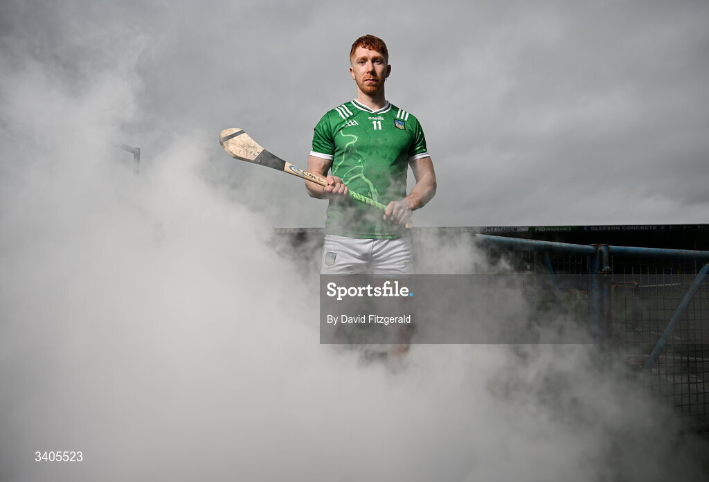 26 March 2026; Munster senior hurler Cian Lynch of Limerick poses for a portrait for the Munster GAA Senior Hurling and Football Championship launch 2026 at FBD Semple Stadium in Thurles, Tipperary. Photo by David Fitzgerald/Sportsfile