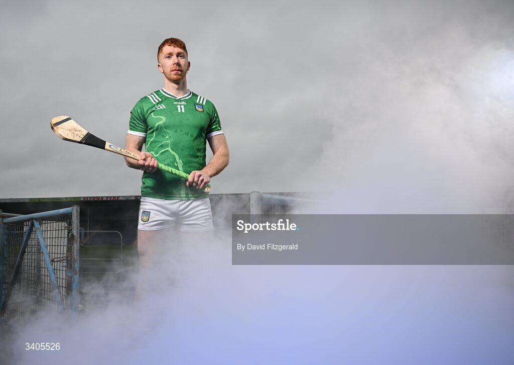 26 March 2026; Munster senior hurler Cian Lynch of Limerick poses for a portrait for the Munster GAA Senior Hurling and Football Championship launch 2026 at FBD Semple Stadium in Thurles, Tipperary. Photo by David Fitzgerald/Sportsfile
