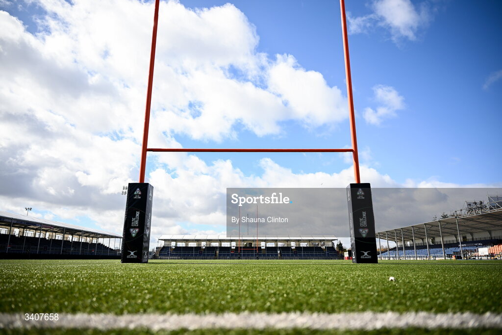 28 March 2026; A general view ahead of the Celtic Challenge final match between Wolfhounds and Clovers at The Hive Stadium in Edinburgh, Scotland. Photo by Shauna Clinton/Sportsfile