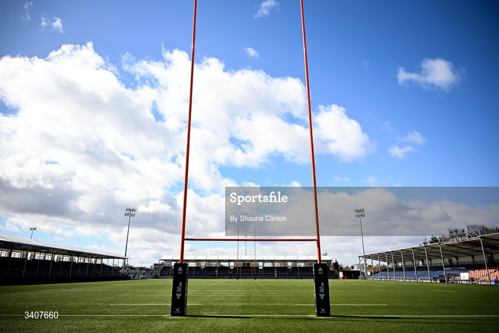 28 March 2026; A general view ahead of the Celtic Challenge final match between Wolfhounds and Clovers at The Hive Stadium in Edinburgh, Scotland. Photo by Shauna Clinton/Sportsfile