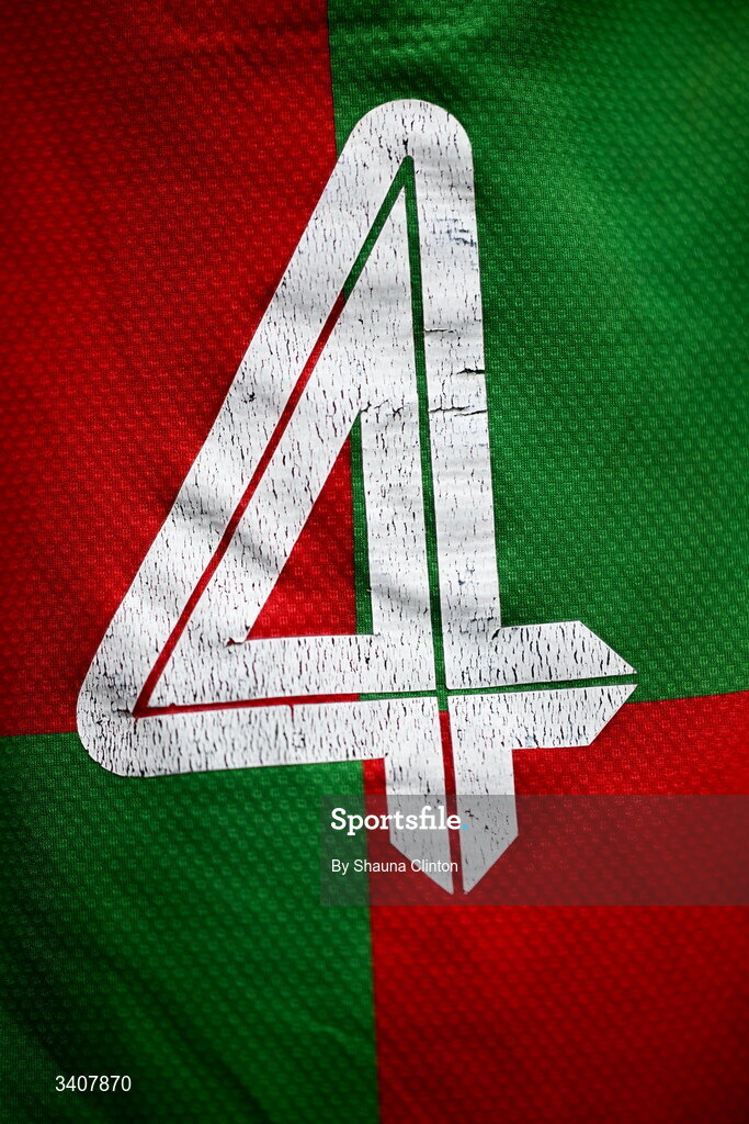 28 March 2026; The jersey of Clovers captain Ruth Campbell is seen hanging in the dressing-room ahead of the Celtic Challenge final match between Wolfhounds and Clovers at The Hive Stadium in Edinburgh, Scotland. Photo by Shauna Clinton/Sportsfile