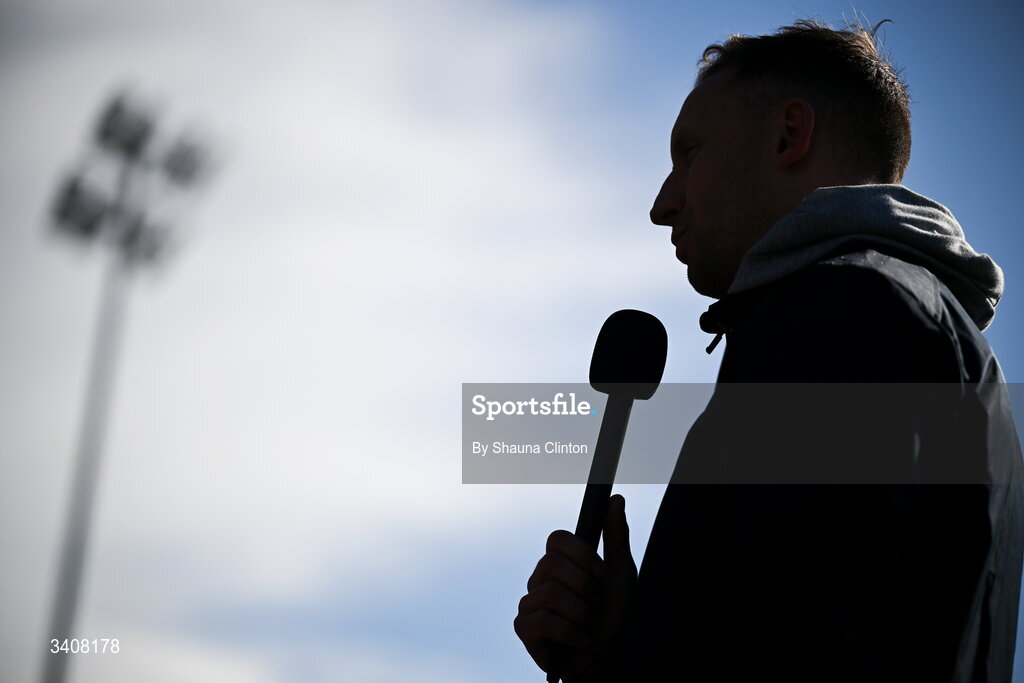 28 March 2026; Wolfhounds head coach Neil Alcorn before the Celtic Challenge final match between Wolfhounds and Clovers at The Hive Stadium in Edinburgh, Scotland. Photo by Shauna Clinton/Sportsfile