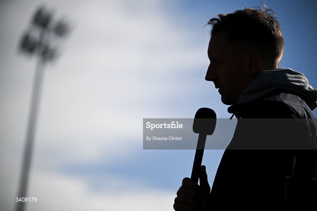 28 March 2026; Wolfhounds head coach Neil Alcorn before the Celtic Challenge final match between Wolfhounds and Clovers at The Hive Stadium in Edinburgh, Scotland. Photo by Shauna Clinton/Sportsfile