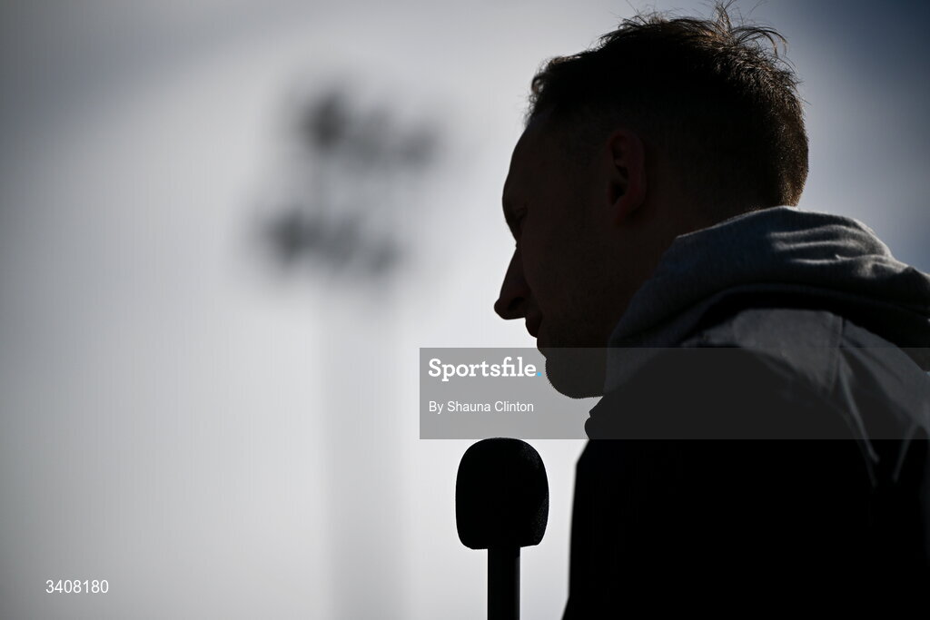 28 March 2026; Wolfhounds head coach Neil Alcorn before the Celtic Challenge final match between Wolfhounds and Clovers at The Hive Stadium in Edinburgh, Scotland. Photo by Shauna Clinton/Sportsfile