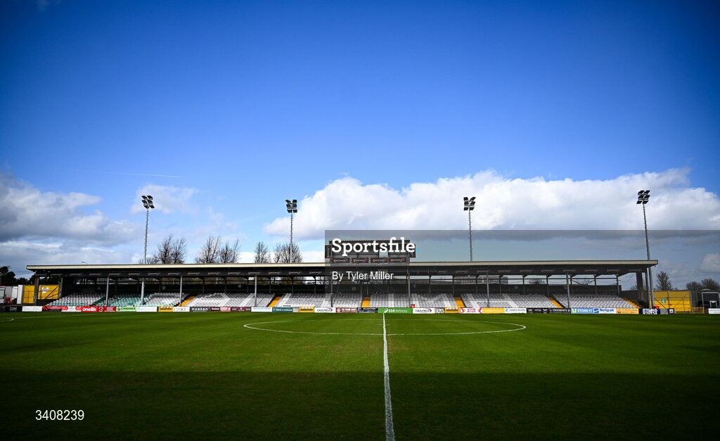 28 March 2026; A general view before the SSE Airtricity Women's Premier Division match between Galway United and Wexford at Eamonn Deacy Park in Galway. Photo by Tyler Miller/Sportsfile