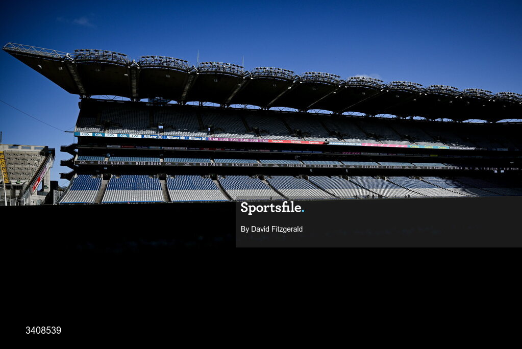 28 March 2026; A general view before the Allianz Football League Division 3 final match between Down and Wexford at Croke Park in Dublin. Photo by David Fitzgerald/Sportsfile