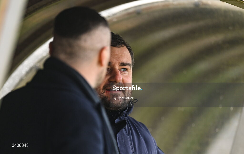28 March 2026; Galway United manager Phil Trill before the SSE Airtricity Women's Premier Division match between Galway United and Wexford at Eamonn Deacy Park in Galway. Photo by Tyler Miller/Sportsfile