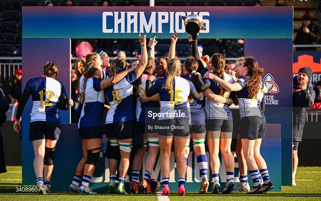 28 March 2026; / during the Celtic Challenge final match between Wolfhounds and Clovers at The Hive Stadium in Edinburgh, Scotland. Photo by Shauna Clinton/Sportsfile