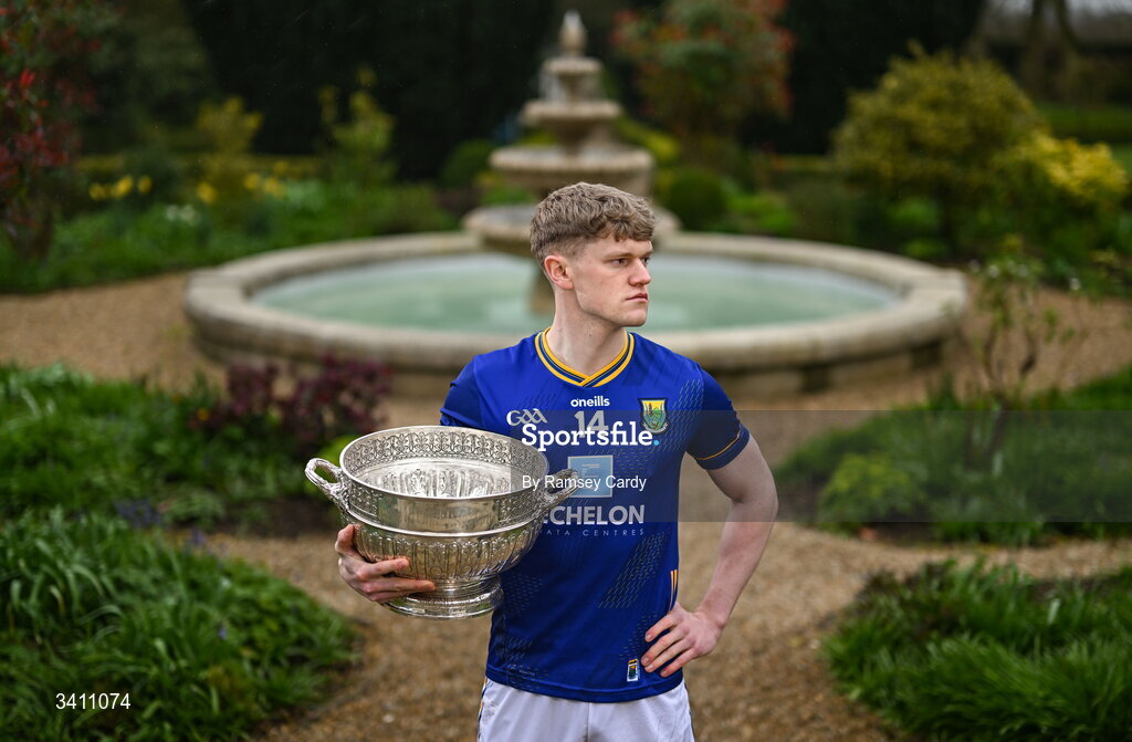 31 March 2026; Dean Healy of Wicklow during the launch of the 2026 Leinster GAA Senior Football Championships at Killashee Hotel in Naas, Kildare. Photo by Ramsey Cardy/Sportsfile