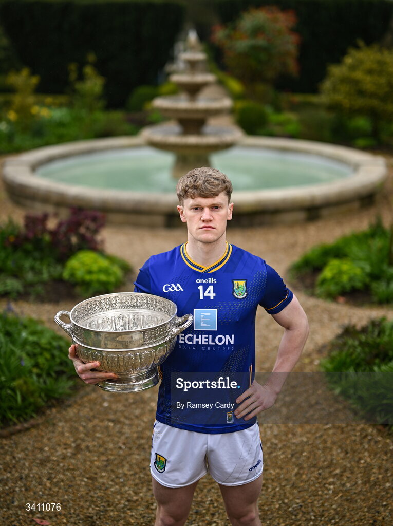 31 March 2026; Dean Healy of Wicklow during the launch of the 2026 Leinster GAA Senior Football Championships at Killashee Hotel in Naas, Kildare. Photo by Ramsey Cardy/Sportsfile