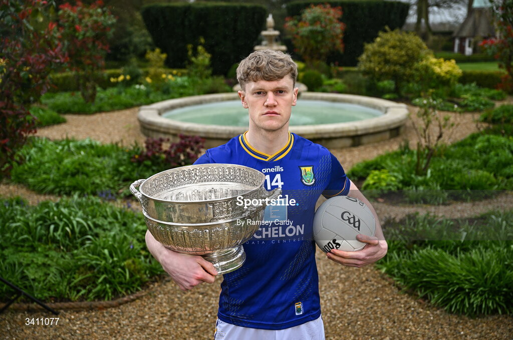 31 March 2026; Dean Healy of Wicklow during the launch of the 2026 Leinster GAA Senior Football Championships at Killashee Hotel in Naas, Kildare. Photo by Ramsey Cardy/Sportsfile