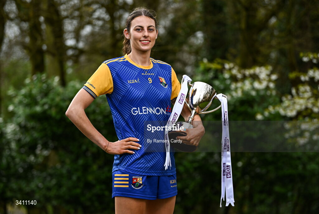 31 March 2026; Shauna Hagan of Longford during the launch of the 2026 Leinster LGFA Championships at Killashee Hotel in Naas, Kildare. Photo by Ramsey Cardy/Sportsfile