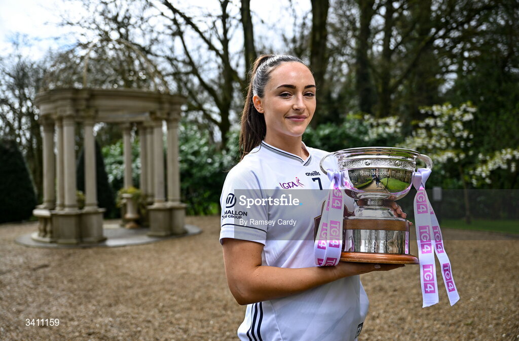 31 March 2026; Laoise Lenehan of Kildare during the launch of the 2026 Leinster LGFA Championships at Killashee Hotel in Naas, Kildare. Photo by Ramsey Cardy/Sportsfile