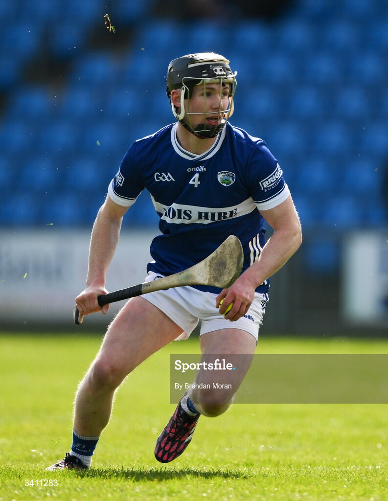 28 March 2026; Cody Comerford of Laois during the Allianz Hurling League Division 2 final match between Laois and Kerry at Laois Hire O'Moore Park in Portlaoise, Laois. Photo by Brendan Moran/Sportsfile