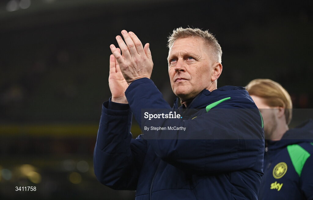31 March 2026; Republic of Ireland head coach Heimir Hallgrimsson after the international friendly match between Republic of Ireland and North Macedonia at Aviva Stadium in Dublin. Photo by Stephen McCarthy/Sportsfile