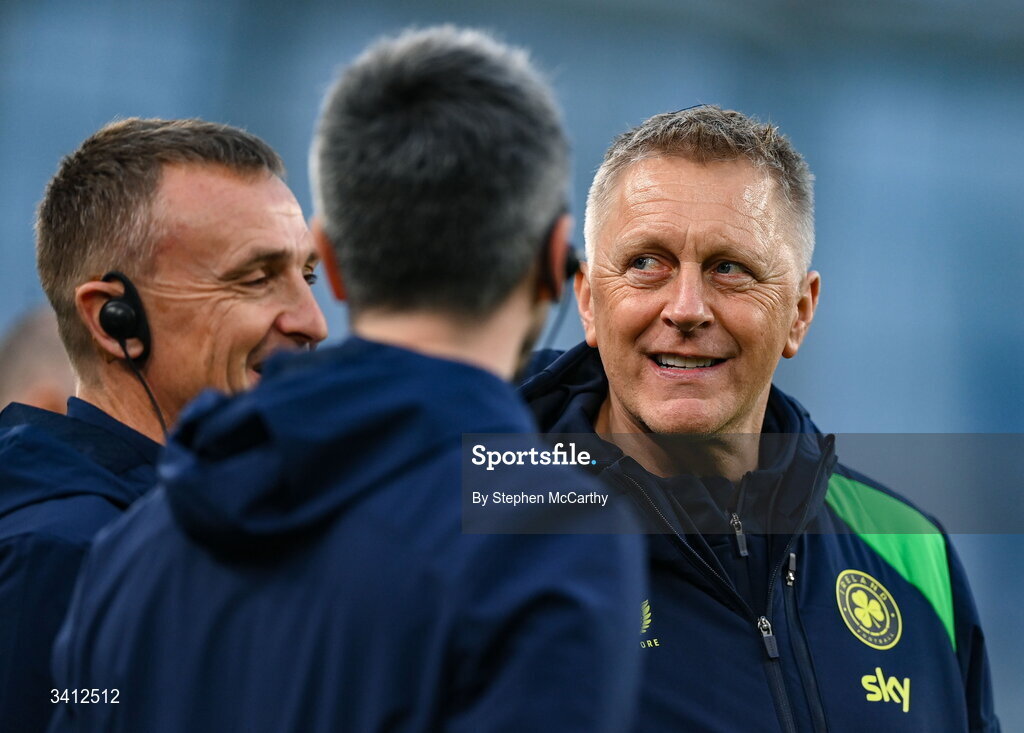31 March 2026; Republic of Ireland head coach Heimir Hallgrimsson before the international friendly match between Republic of Ireland and North Macedonia at Aviva Stadium in Dublin. Photo by Stephen McCarthy/Sportsfile