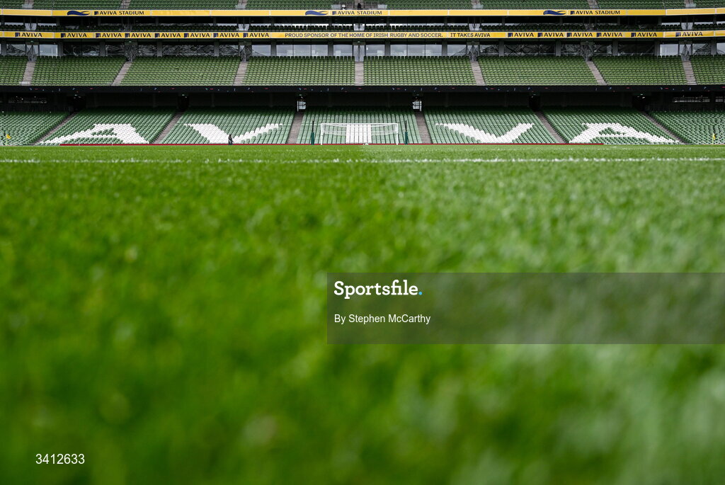 31 March 2026; A general view of Aviva Stadium before the international friendly match between Republic of Ireland and North Macedonia at Aviva Stadium in Dublin. Photo by Stephen McCarthy/Sportsfile