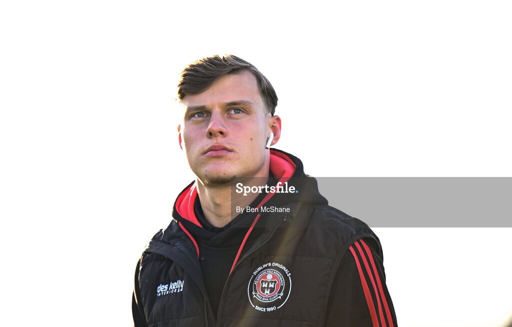 3 April 2026; Markuss Strods of Bohemians before the SSE Airtricity Men's Premier Division match between Drogheda United and Bohemians at Sullivan & Lambe Park in Drogheda, Louth. Photo by Ben McShane/Sportsfile