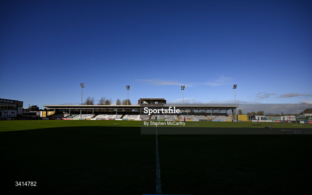 3 April 2026; A general view of Eamonn Deacy Park before the SSE Airtricity Men's Premier Division match between Galway United and Derry City at Eamonn Deacy Park in Galway. Photo by Stephen McCarthy/Sportsfile