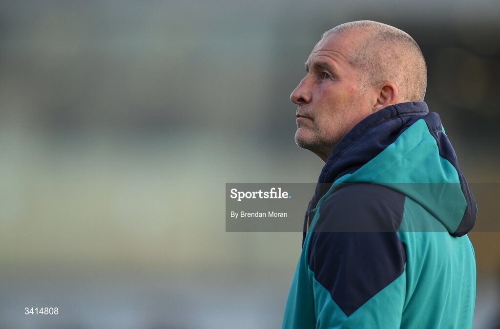 3 April 2026; Connacht head coach Stuart Lancaster before the EPCR Challenge Cup match between Connacht and Hollywoodbets Sharks at Dexcom Stadium in Galway. Photo by Brendan Moran/Sportsfile