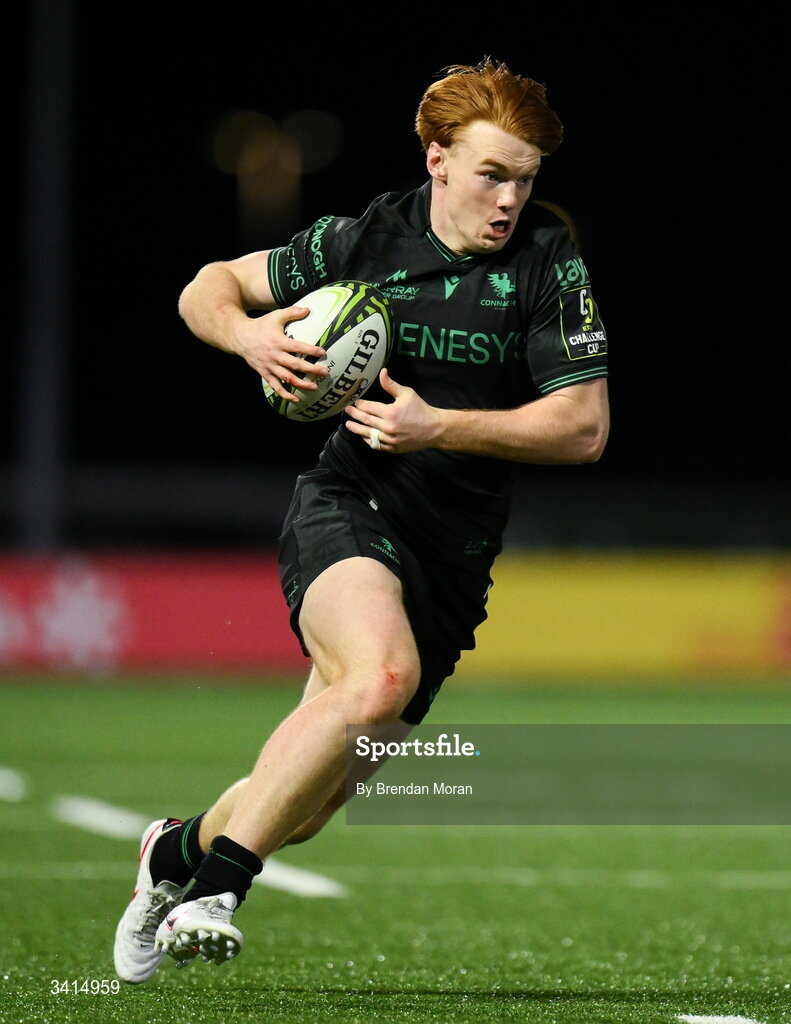 3 April 2026; Shane Jennings of Connacht during the EPCR Challenge Cup match between Connacht and Hollywoodbets Sharks at Dexcom Stadium in Galway. Photo by Brendan Moran/Sportsfile