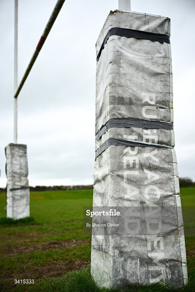 4 April 2026; A general view before the Bank of Ireland Provincial Towns Cup semi-final match between Athy RFC and Longford RFC at Cill Dara RFC in Silken Thomas Park in Kildare. Photo by Shauna Clinton/Sportsfile