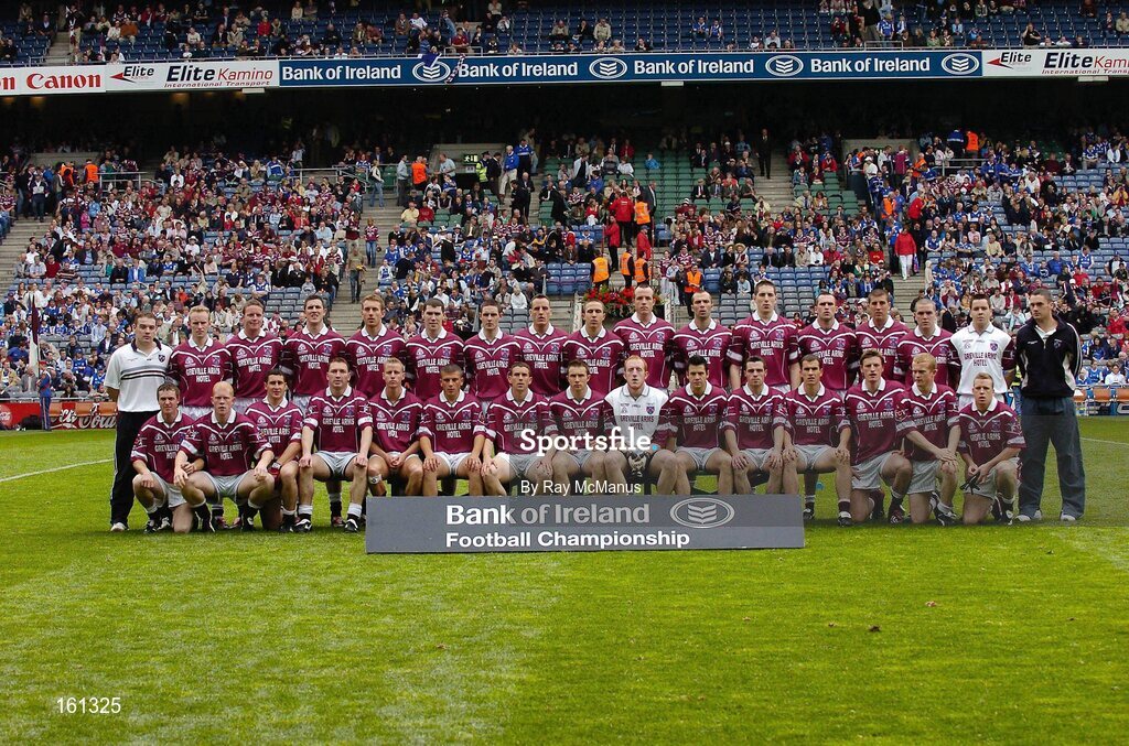 24 July 2004; The Westmeath team. Bank of Ireland Leinster Senior Football Championship Final Replay, Westmeath v Laois, Croke Park, Dublin. Picture credit; Brendan Moran / SPORTSFILE