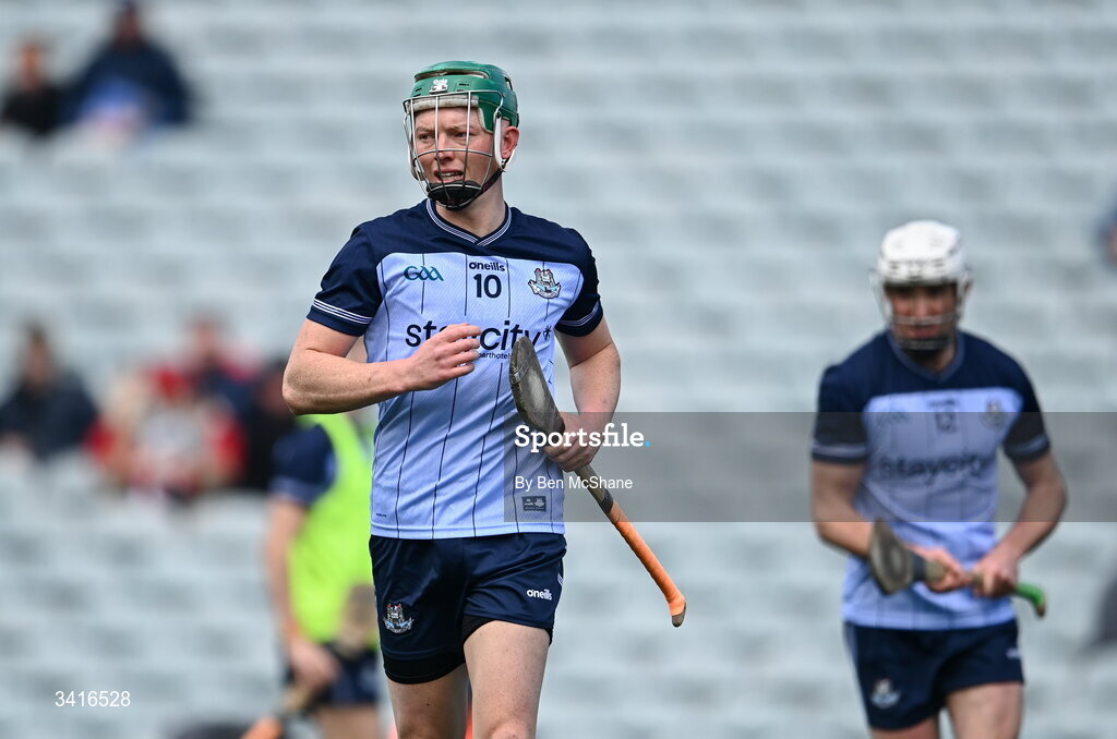 5 April 2026; Fergal Whitely of Dublin before the Allianz Hurling League Division 1B final match between Clare and Dublin at TUS Gaelic Grounds in Limerick. Photo by Ben McShane/Sportsfile