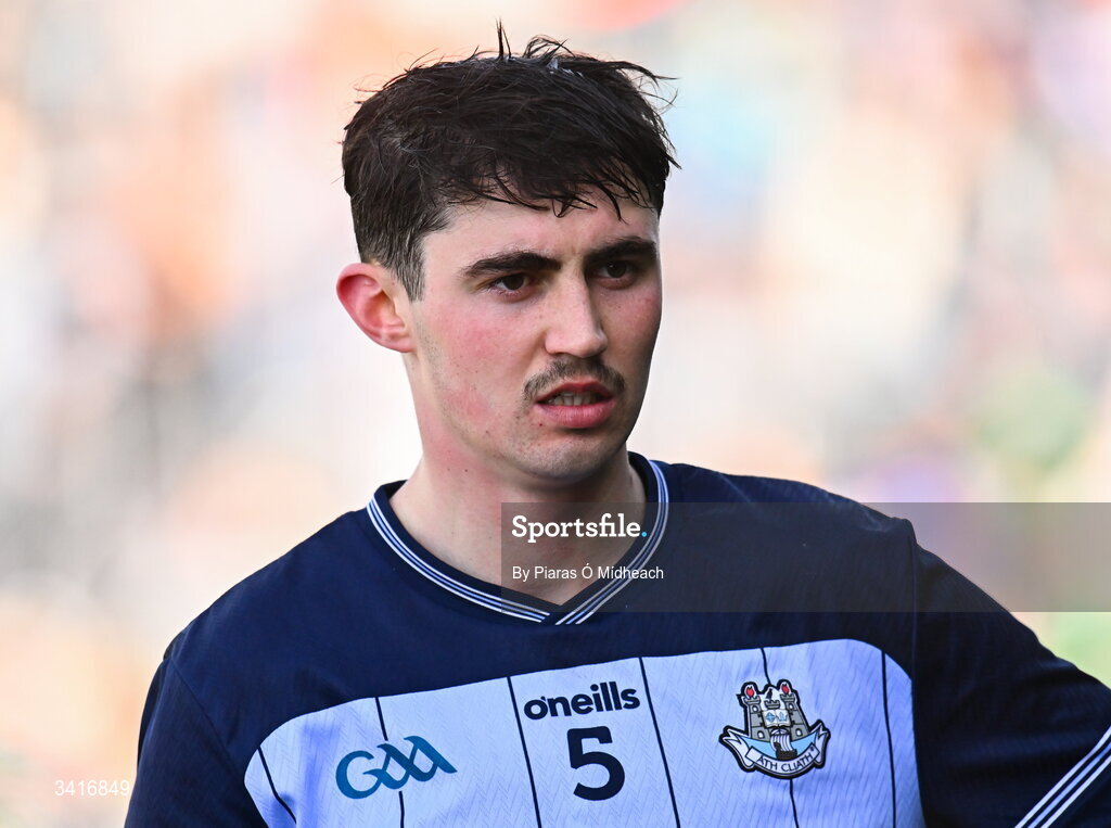 5 April 2026; Paddy Doyle of Dublin after his side's defeat in the Allianz Hurling League Division 1B final match between Clare and Dublin at TUS Gaelic Grounds in Limerick. Photo by Piaras Ó Mídheach/Sportsfile