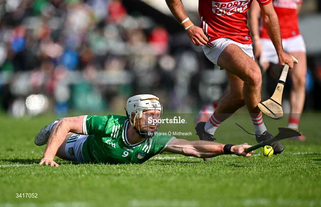5 April 2026; Cian Lynch of Limerick during the Allianz Hurling League Division 1A final match between Limerick and Cork at TUS Gaelic Grounds in Limerick. Photo by Piaras Ó Mídheach/Sportsfile