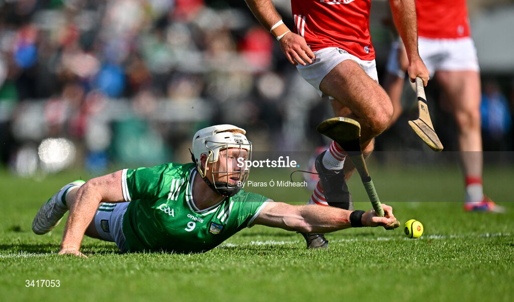 5 April 2026; Cian Lynch of Limerick during the Allianz Hurling League Division 1A final match between Limerick and Cork at TUS Gaelic Grounds in Limerick. Photo by Piaras Ó Mídheach/Sportsfile