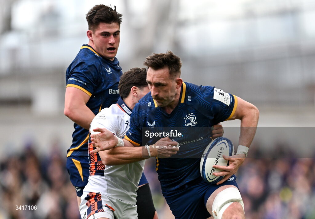 5 April 2026; Jack Conan of Leinster during the Investec Champions Cup match between Leinster and Edinburgh at the Aviva Stadium in Dublin. Photo by Ramsey Cardy/Sportsfile