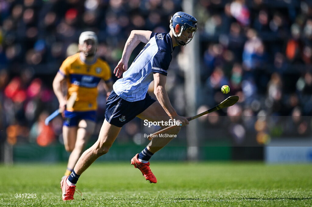 5 April 2026; Brian Hayes of Dublin during the Allianz Hurling League Division 1B final match between Clare and Dublin at TUS Gaelic Grounds in Limerick. Photo by Ben McShane/Sportsfile