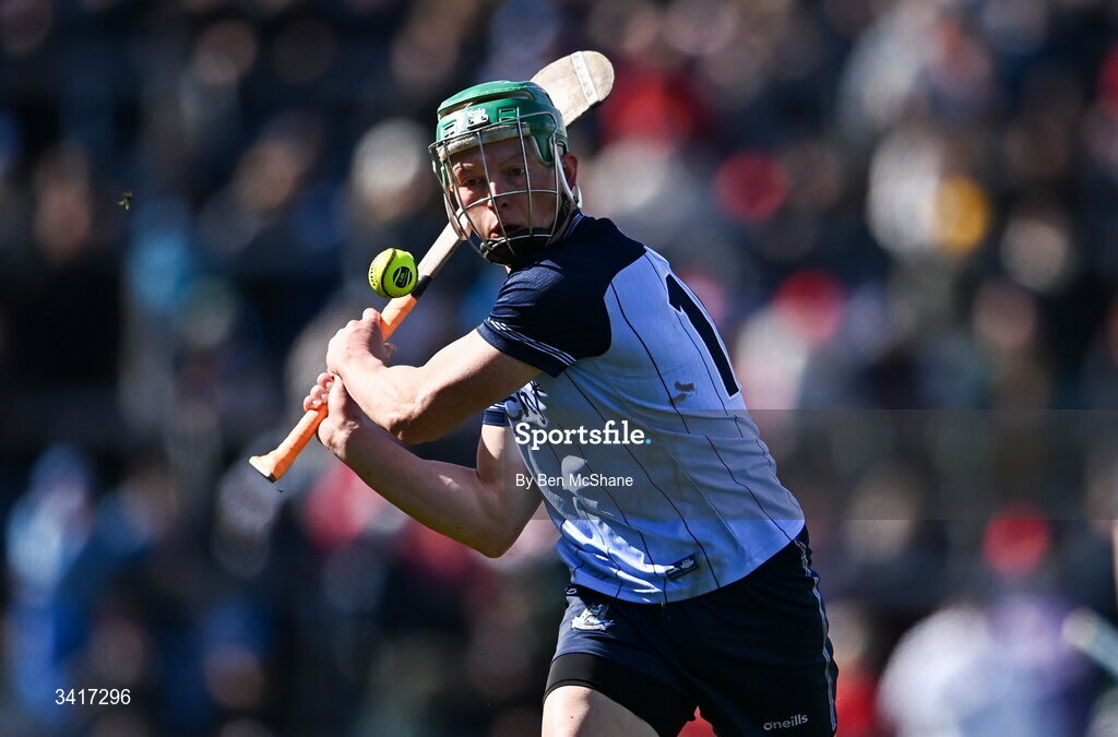 5 April 2026; Fergal Whitely of Dublin during the Allianz Hurling League Division 1B final match between Clare and Dublin at TUS Gaelic Grounds in Limerick. Photo by Ben McShane/Sportsfile