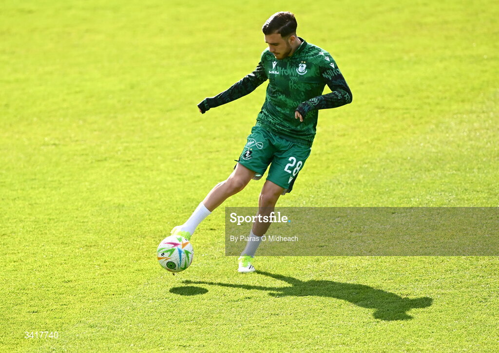6 April 2026; Najemedine Razi of Shamrock Rovers during the SSE Airtricity Men's Premier Division match between Shamrock Rovers and Shelbourne at Tallaght Stadium in Dublin. Photo by Piaras Ó Mídheach/Sportsfile