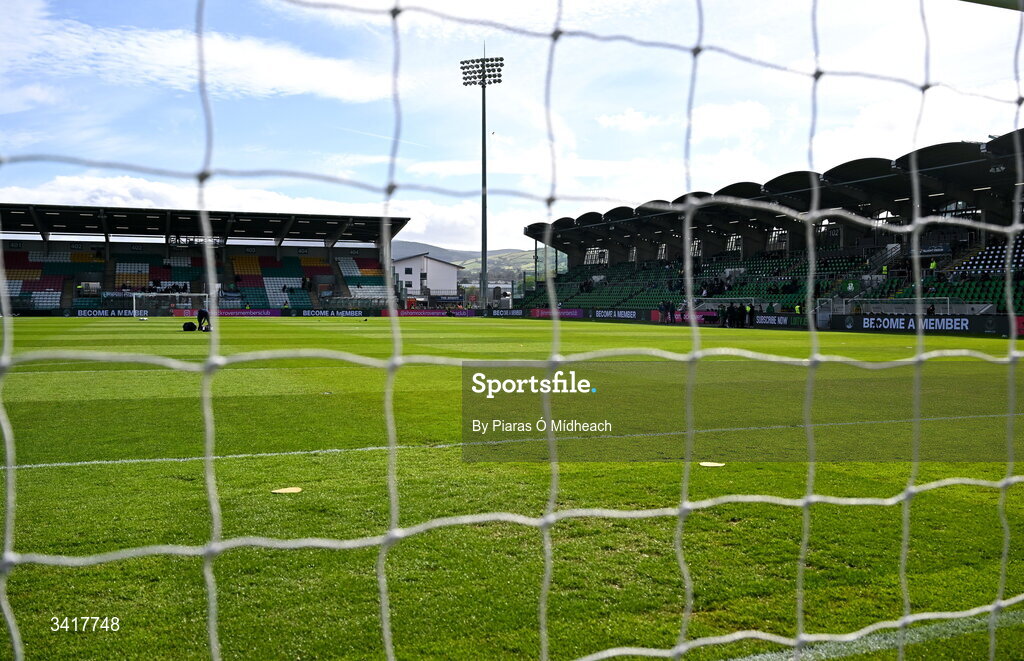 6 April 2026; A general view inside the stadium before the SSE Airtricity Men's Premier Division match between Shamrock Rovers and Shelbourne at Tallaght Stadium in Dublin. Photo by Piaras Ó Mídheach/Sportsfile