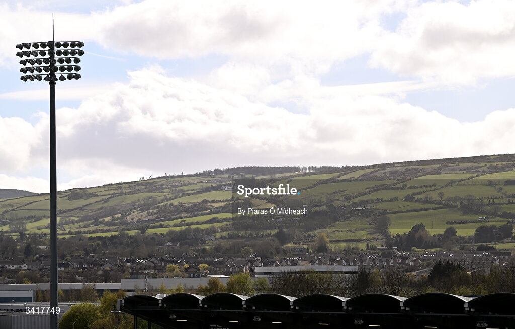 6 April 2026; A general view inside the stadium before the SSE Airtricity Men's Premier Division match between Shamrock Rovers and Shelbourne at Tallaght Stadium in Dublin. Photo by Piaras Ó Mídheach/Sportsfile