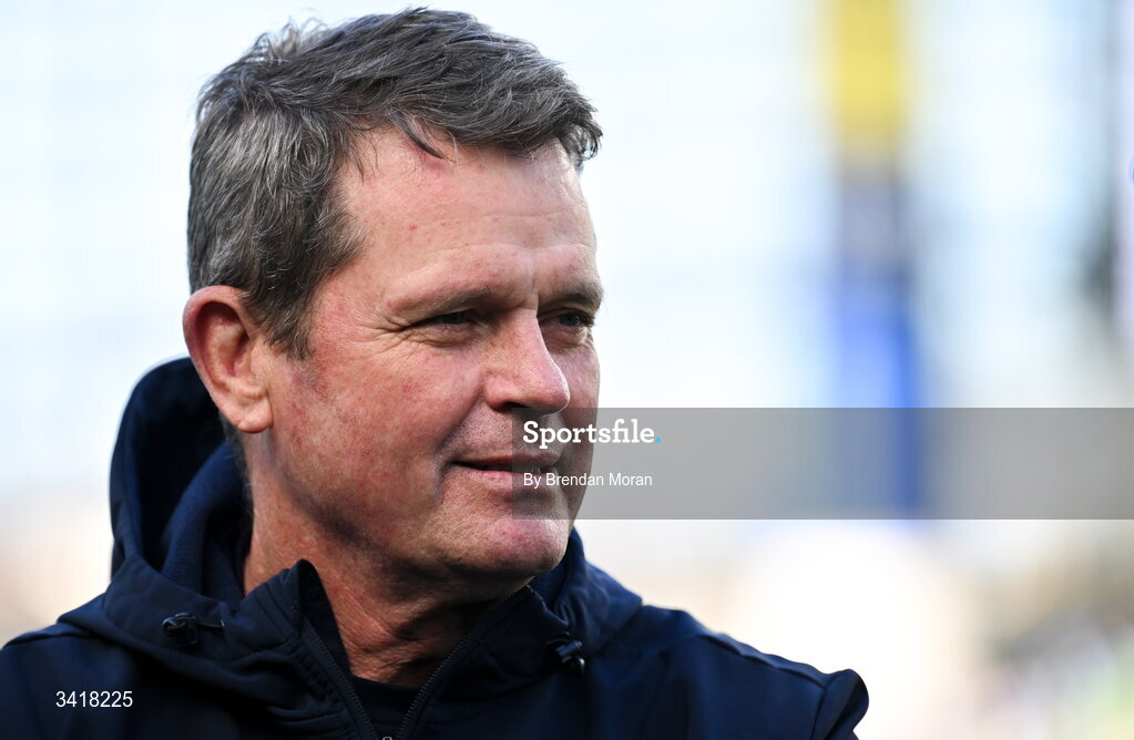 5 April 2026; Edinburgh head coach Sean Everitt before the Investec Champions Cup match between Leinster and Edinburgh at the Aviva Stadium in Dublin. Photo by Brendan Moran/Sportsfile
