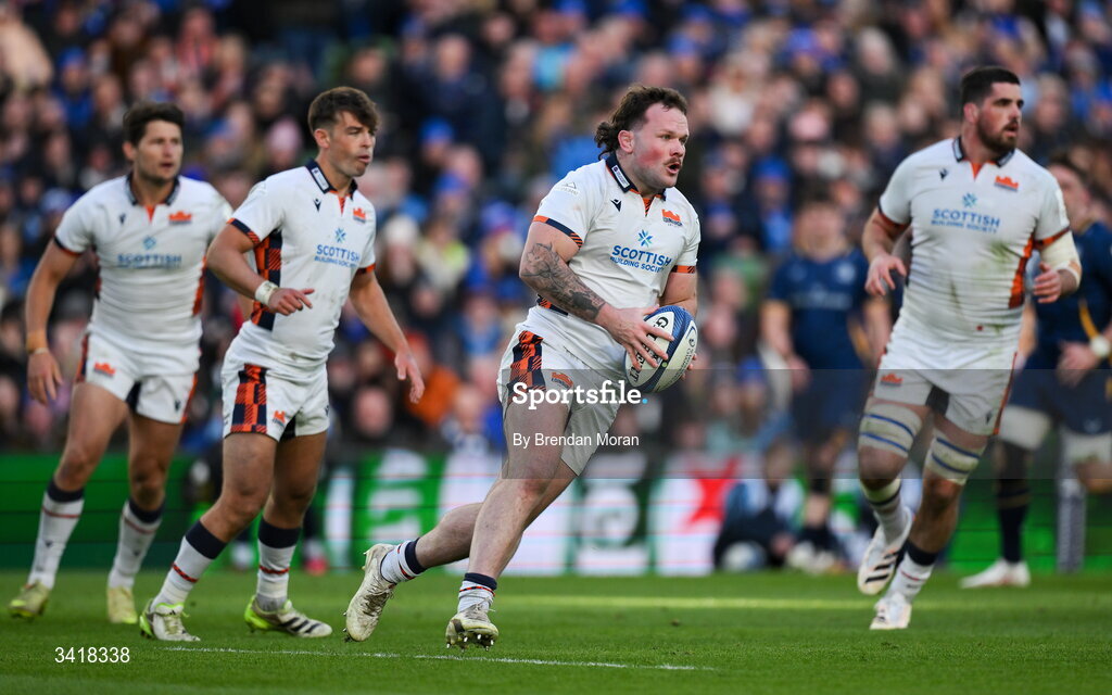 5 April 2026; Ewan Ashman of Edinburgh during the Investec Champions Cup match between Leinster and Edinburgh at the Aviva Stadium in Dublin. Photo by Brendan Moran/Sportsfile