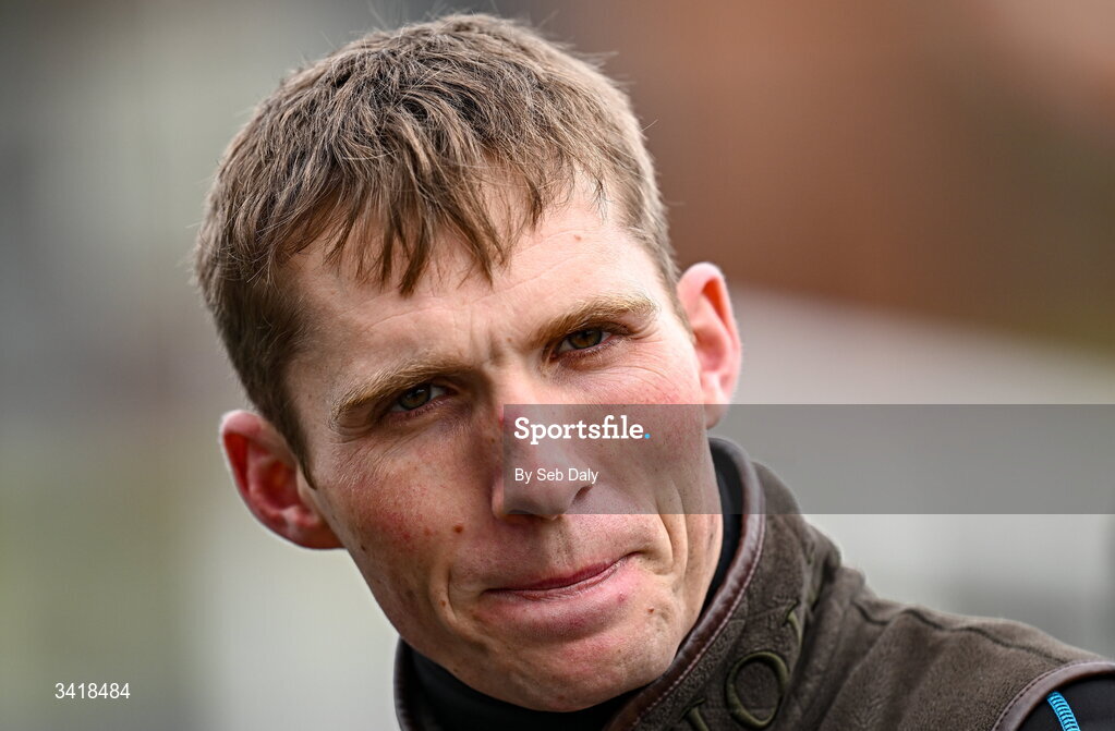 6 April 2026; Jockey Harry Cobden ahead of racing on day three of the Fairyhouse Easter Festival at Fairyhouse Racecourse in Ratoath, Meath. Photo by Seb Daly/Sportsfile