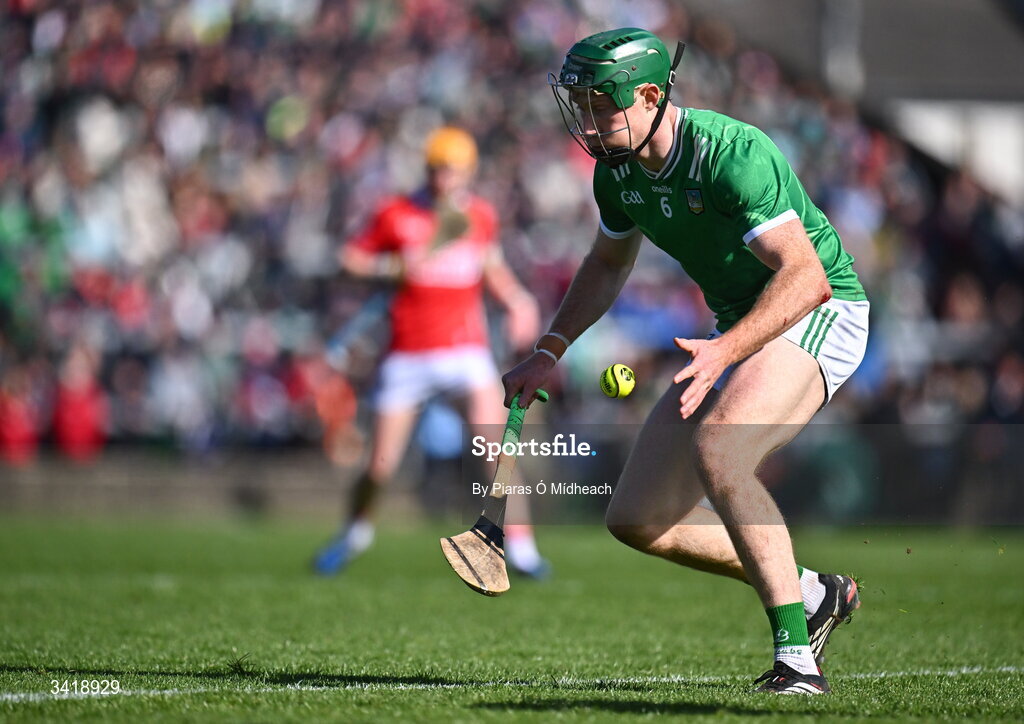 5 April 2026; William O'Donoghue of Limerick during the Allianz Hurling League Division 1A final match between Limerick and Cork at TUS Gaelic Grounds in Limerick. Photo by Piaras Ó Mídheach/Sportsfile