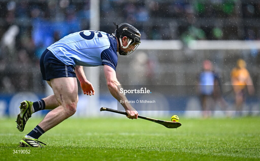 5 April 2026; Cian O'Sullivan of Dublin during the Allianz Hurling League Division 1B final match between Clare and Dublin at TUS Gaelic Grounds in Limerick. Photo by Piaras Ó Mídheach/Sportsfile