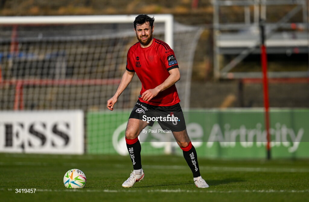 6 April 2026; Jordan Flores of Bohemians during the SSE Airtricity Men's Premier Division match between Bohemians and Waterford at Dalymount Park in Dublin. Photo by Paul Phelan/Sportsfile