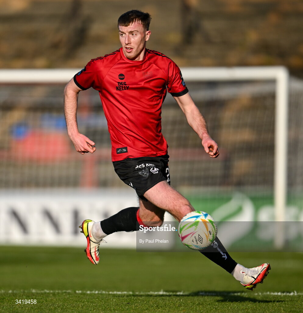 6 April 2026; Sam Todd of Bohemians during the SSE Airtricity Men's Premier Division match between Bohemians and Waterford at Dalymount Park in Dublin. Photo by Paul Phelan/Sportsfile