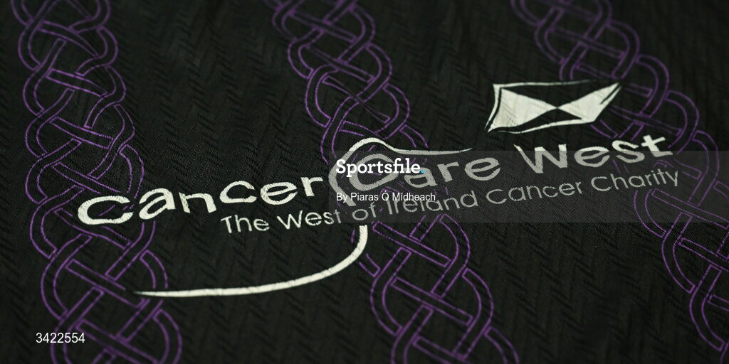 10 April 2026; A general view of Galway United jersey, their third kit in tribute to the late Ollie Horgan, former Galway United assistant manager, before the SSE Airtricity Men's Premier Division match between Galway United and Shelbourne at Eamonn Deacy Park in Galway. Photo by Piaras Ó Mídheach/Sportsfile