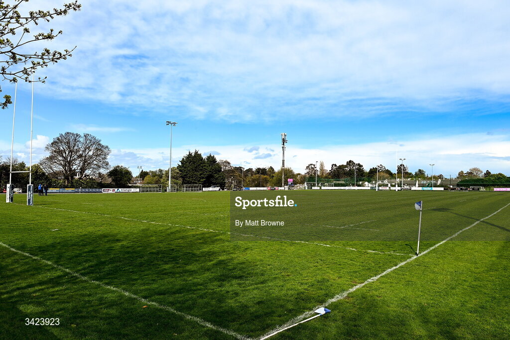 11 April 2026; General view of Blackrock College before the Energia Women's All-Ireland League semi-final match between Blackrock College and Railway Union at Stradbrook Road in Dublin. Photo by Matt Browne/Sportsfile