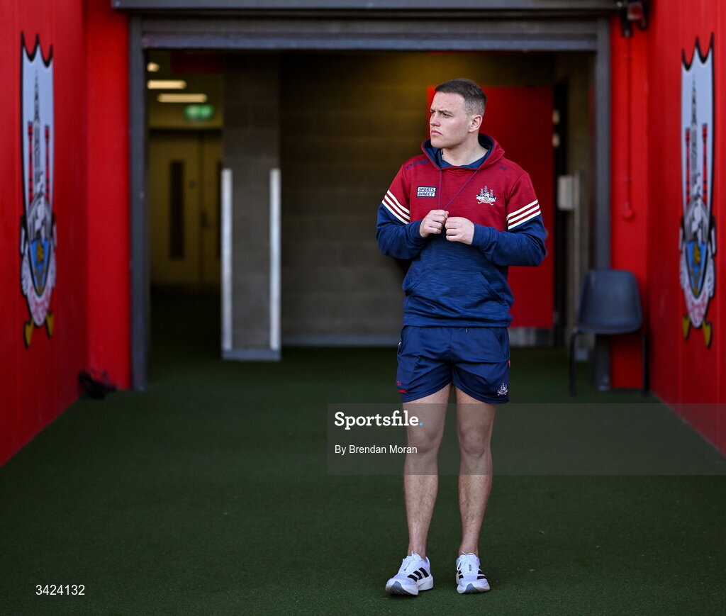 12 April 2026; Steven Sherlock of Cork checks out the pitch before the Munster GAA Football Senior Championship quarter-final match between Cork and Limerick at SuperValu Páirc Uí Chaoimh in Cork. Photo by Brendan Moran/Sportsfile