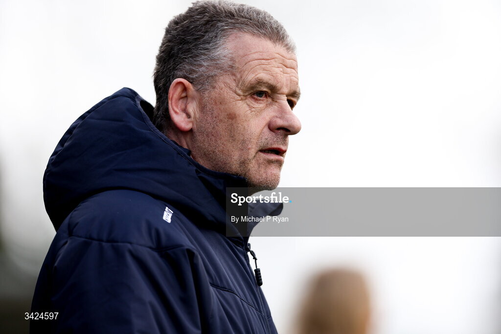 12 April 2026; Waterford manager Ephie Fitzgerald during the Munster GAA Football Senior Championship quarter-final match between Waterford and Tipperary at Cappoquin Logistics Fraher Field in Waterford. Photo by Michael P Ryan/Sportsfile