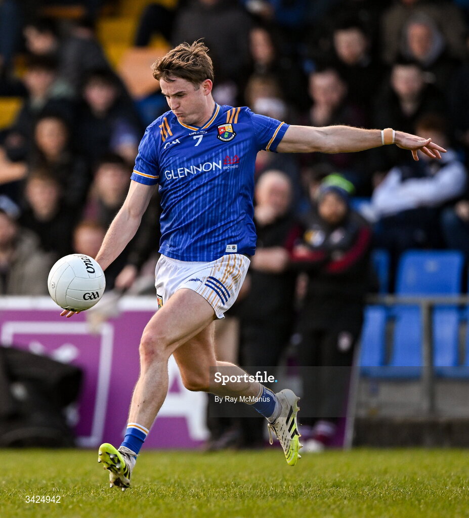 12 April 2026; Dessie Reynolds of Longford  during the Leinster GAA Football Senior Championship Round 1 match between Longford and Westmeath at Glennon Bros Pearse Park in Longford. Photo by Ray McManus/Sportsfile